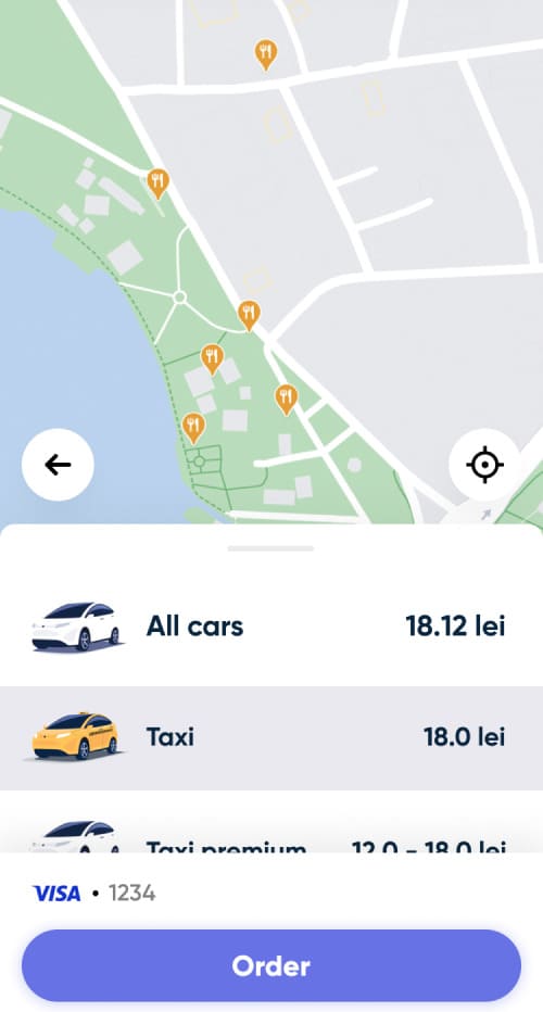 Comandă taxi