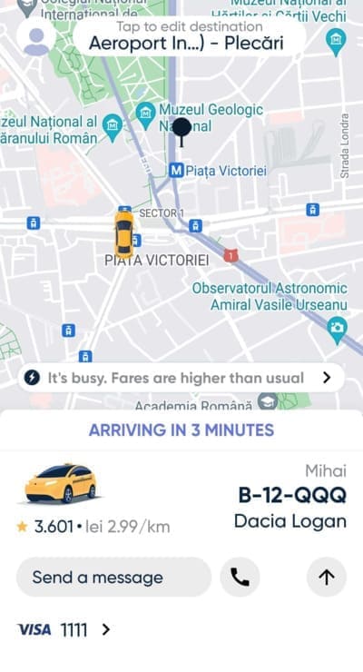 Taxi tracking